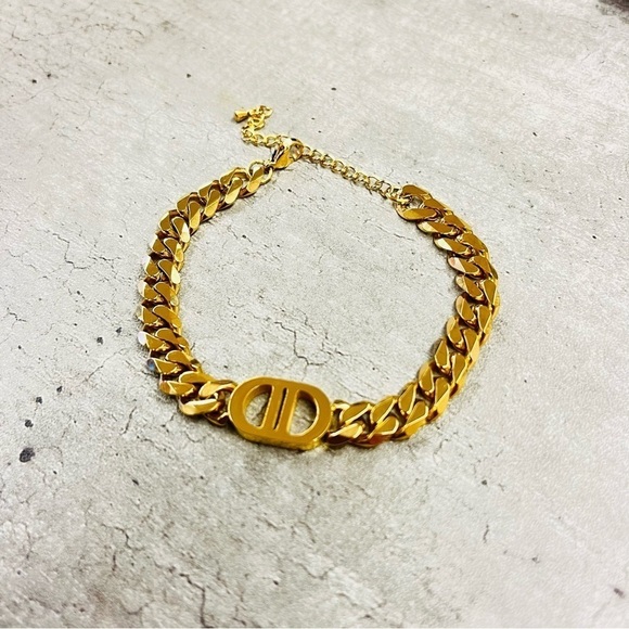 CD Cuban chain bracelet - Picture 4 of 4